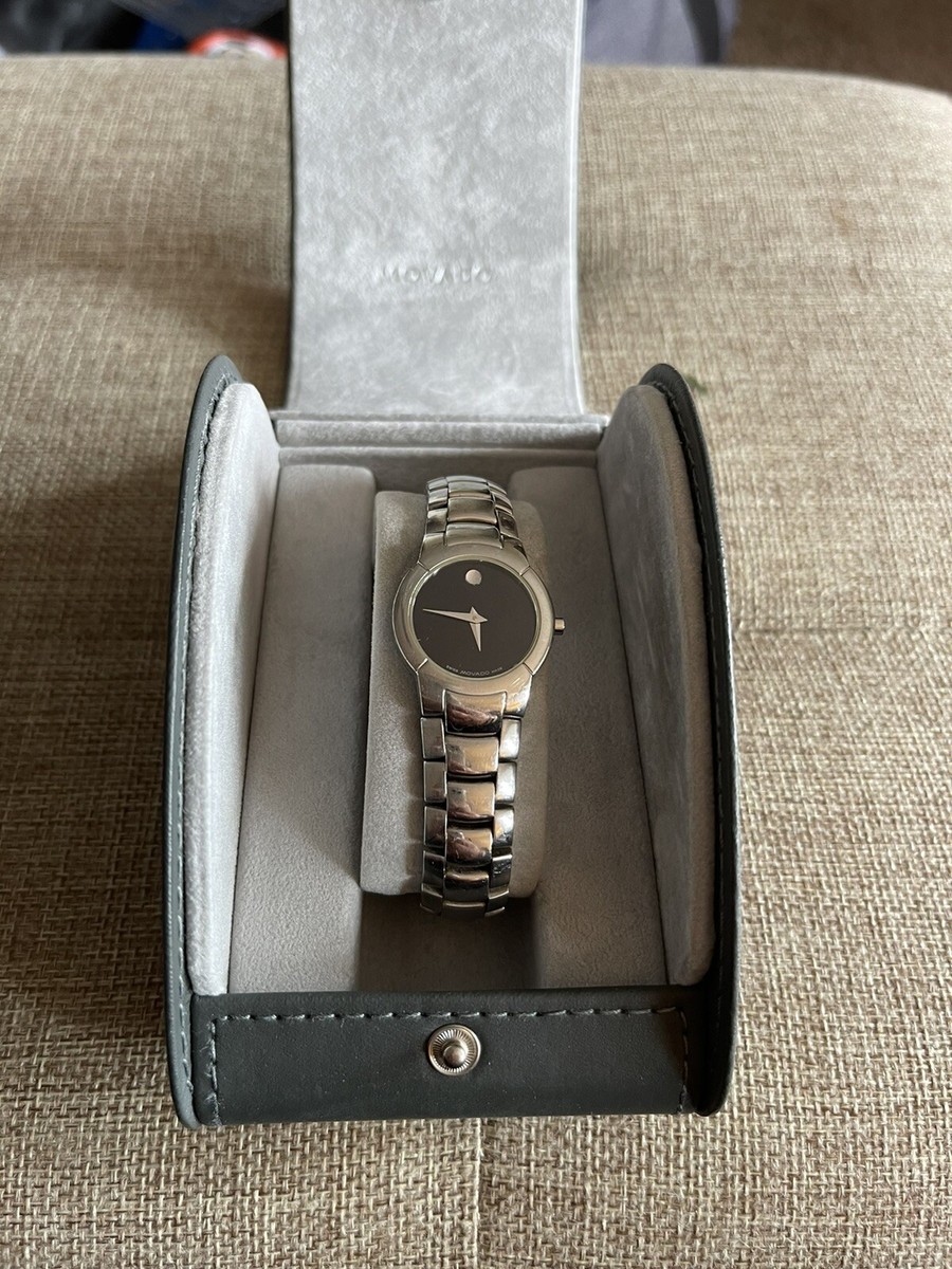 Movado Ladies Classic watch w/diamond case, Original Box  display picture 1
