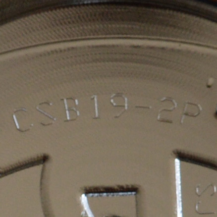 B19 Borghini Wheel Center Cap (part # CSB19-2P) - Picture 2 of 2