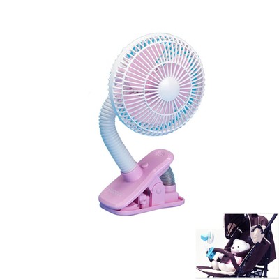 Baby Safety Clip On Stroller Fan Portable Fan For Infant Cooler Outdoor