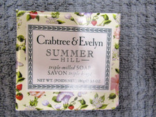 CRABTREE EVELYN SUMMER HILL TRIPLE MILLED SOAP 3.5 OZ NIP 74