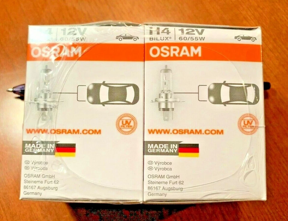 Лампы лампы 2x-OSRAM Sylvania OEM H4 9003 (64193) 60/55 Вт - Изображение 3 из 4