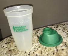 Vintage Hidden Valley Ranch Dressing Shaker Blender Bottle & Lid NO WHEEL