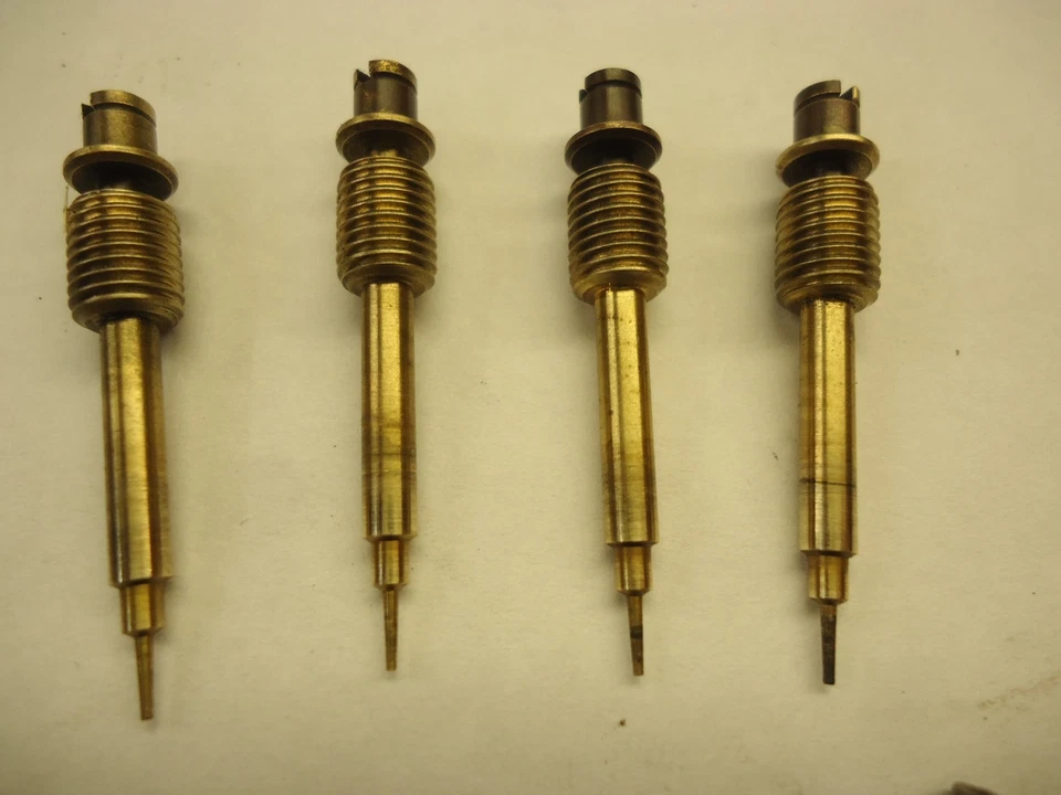 Honda CB750K CB750 1978-1982 CARBURADOR COMBUSTIBLE AIRE MEZCLA TORNILLO JUEGO PILOTO OEM 79 CB750F Foto 3 de 4