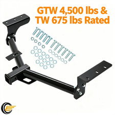 Class 3 Trailer Hitch Receiver Bumper Tow 2 Black For Toyota Rav4 2006-2018 Class 3 Trailer Hitch Receiver Bumper Tow 2 Black For Toyota Rav4 2006-2018