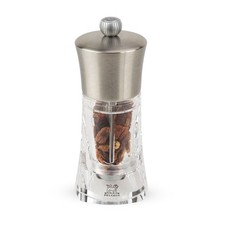 PEUGEOT Chilimühle OUESSANT 14cm Acryl Edelstahl Transparent Stahlmahlwerk