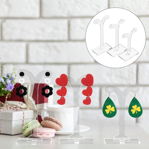 3 Pcs Earring Display Stand Holder for Selling Dangly Accessory Jewelry - Picture 8 of 12