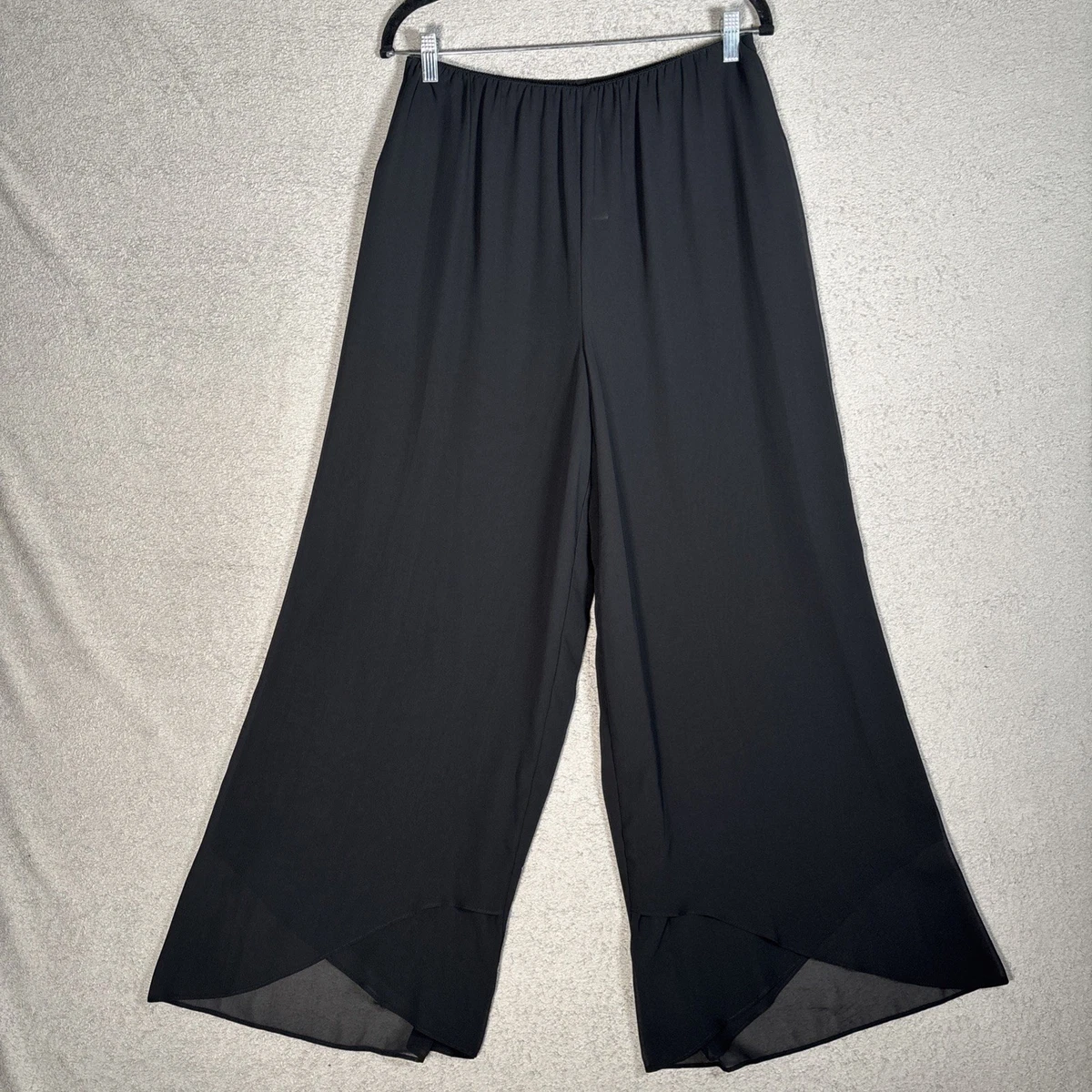 alex evenings dress pants Alex Evenings Silky Chiffon Pant Ivory / L