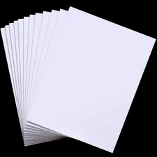 Mudder 20 Pieces Vinyl Siding Repair Kit 6 * 8 Inch Self 6 x 8 inches, White 