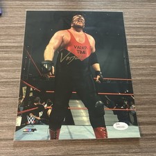 Big Van Vader Signed WWE Authentic Photo File With JSA Cert WCW WWF NJPW