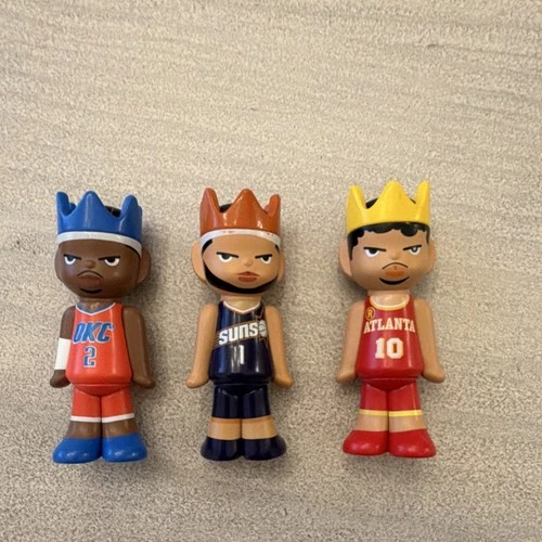 NBA Ghostwrite Basketball Figures 3-Pack Gilgeous-Alexander Booker Risacher
