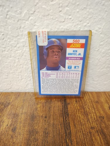 Ken Griffey Jr. 1990 Score #560 Punto Blu sul Logo M - Foto 2 di 5