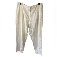 A New Day Women's Tapered Leg Tailored High Rise Pants white 17R