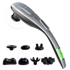 MEGAWISE Handheld Back Massager  Deep Tissue Percussion Massage for Back, Neck,