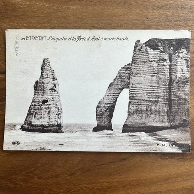 Cpa - Etretat - L aiguille Et La Forte D aval / 912