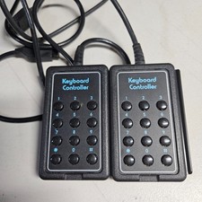 Original Genuine OEM Vintage Atari 2600 Keyboard Controller Pair