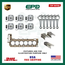 FOR BMW N57 N57D30A 3.0 DIESEL ENGINE GASKET + ENGINE REBUILD PARTS