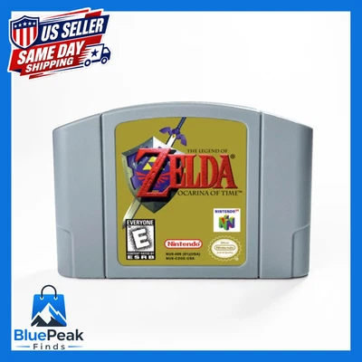 The Legend of Zelda Ocarina of Time Nintendo 64 N64 Game - Tested & Working