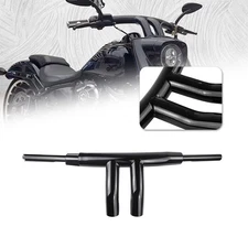 6'' Rise 2" T-Bar Handlebar Fit For Harley Sportster Touring Motorcycle Steel