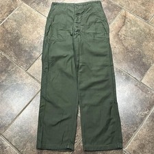 Vintage 60s OG-107 Type 1 Military Cargo Pants Bottoms 30x31 VTG