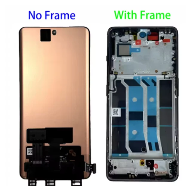 OLED For OnePlus Ace 2 PHK110 LCD Display Screen Touch Digitizer Assembly +Frame - Image 2 of 2