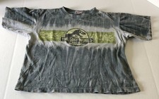 Vintage 1997 Youth Jurassic Park The Lost World Printed Short Sleeve T-Shirt