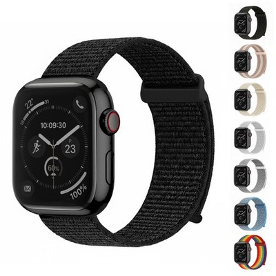 Smartwatch Armband für Apple Watch Series 5 40 mm 44 mm Nylon Ersatz Band Klett
