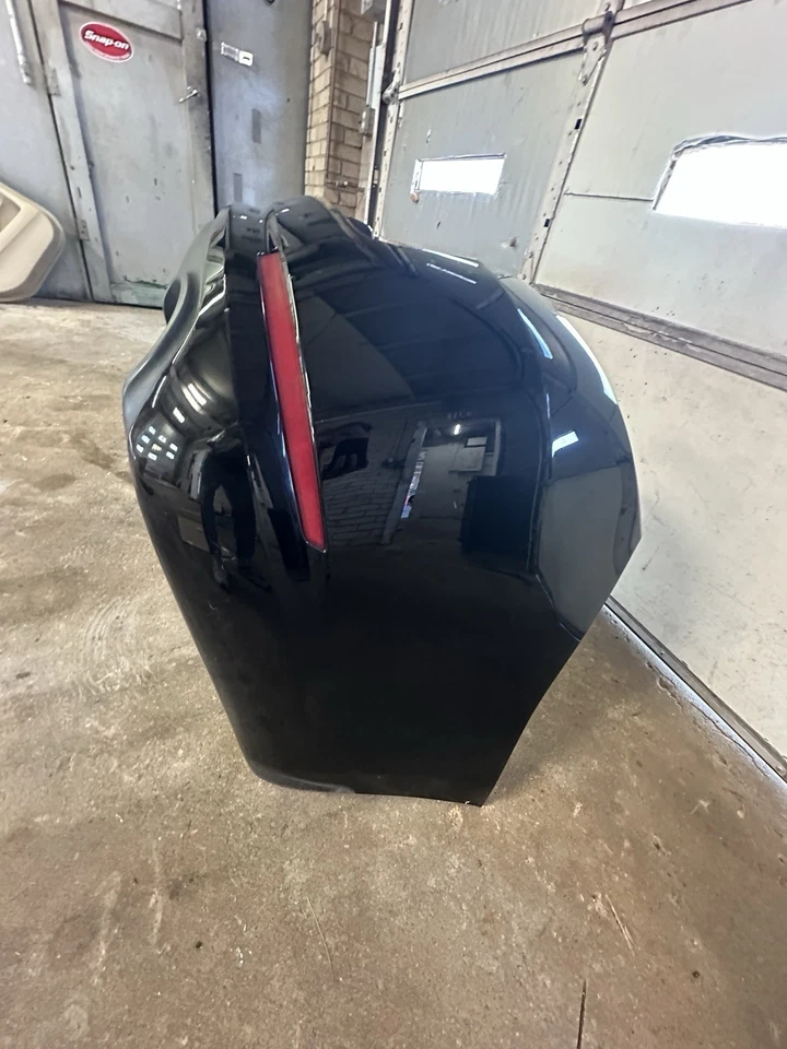 OEM 2011–2013 Kia Optima Rear Bumper Cover Black with Reflectors LX EX SX - Image 2 of 4