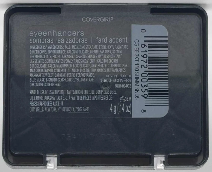 Covergirl Eye Enhancers Eye Shadow ~ 110 Shimmering Sands ~ 0.14 OZ ~ FAST SHIP - Image 2 of 2