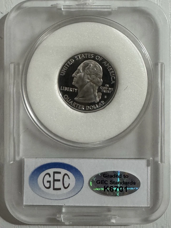 2004 S Silver Proof Wisconsin Quarter PR70 Dcam - Image 2 of 2