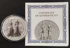 2022 Germania Mint "Allegories" 5 Mark, 1 Troy Oz .9999 Fine Silver coin w/COA!