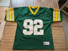 Vintage Football Practice Jersey Logo 7  Green Bay Packers Colors #92