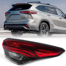 Huray Right Outer Tail Light for Toyota Highlander 2020-2023 Passenger Side Tail