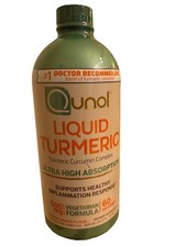 Qunol Liquid Turmeric Curcumin 500 mg Ultra High Absorption exp 6/26 4b 