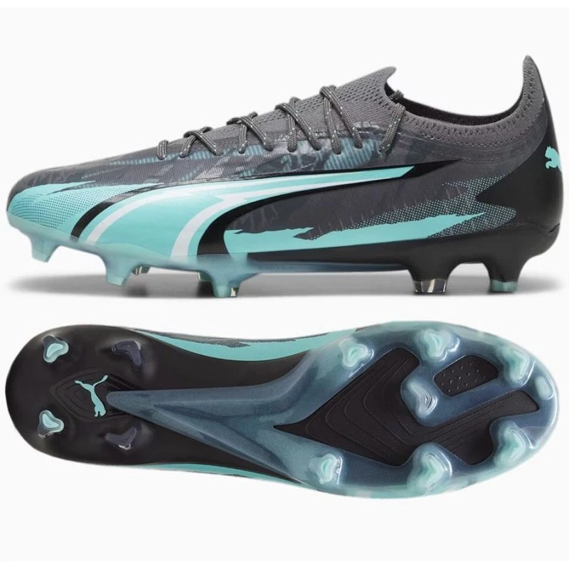 Scarpe da calcio Puma Ultra Ultimate Rush FG AG M 107827 01 grigio