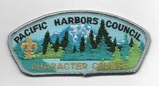 Pacific Harbors Council CSP SA-11, 1998 Character Counts, Lt-Grey Brd., Mint!