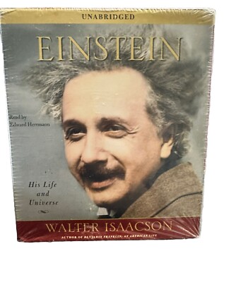 New AudioBook Einstein His Life & Universe By Walter Isaacson 2007, Compact Disc