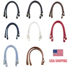 1Pair Leather Bag Handles Replacement Shoulder Bag Handbag Tote Bag Strap Handle