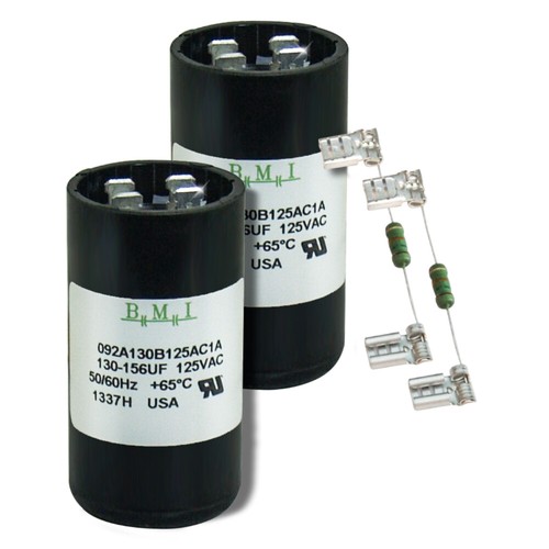 (2) PACK , 130156 UF MFD HVAC Motor Start Capacitors 125 VAC VOLT & 2