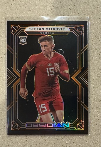 STEFAN MITROVIC 2022-23 Panini Obsidian Electric Etch Orange Rookie #âd 04/40 RC