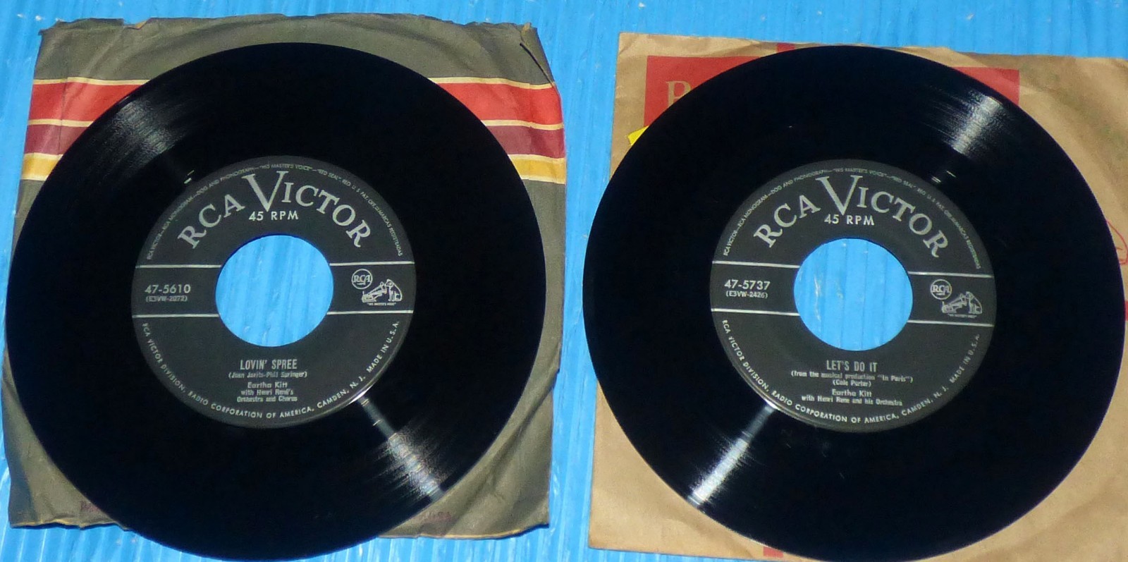 Eartha Kitt Let's Do It & Senor; Lovin' Spree & Somebody Bad Stole