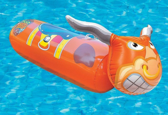 mechanical bull water float