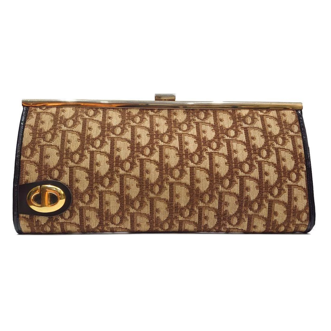 Sac à main pochette Dior Trotter vintage