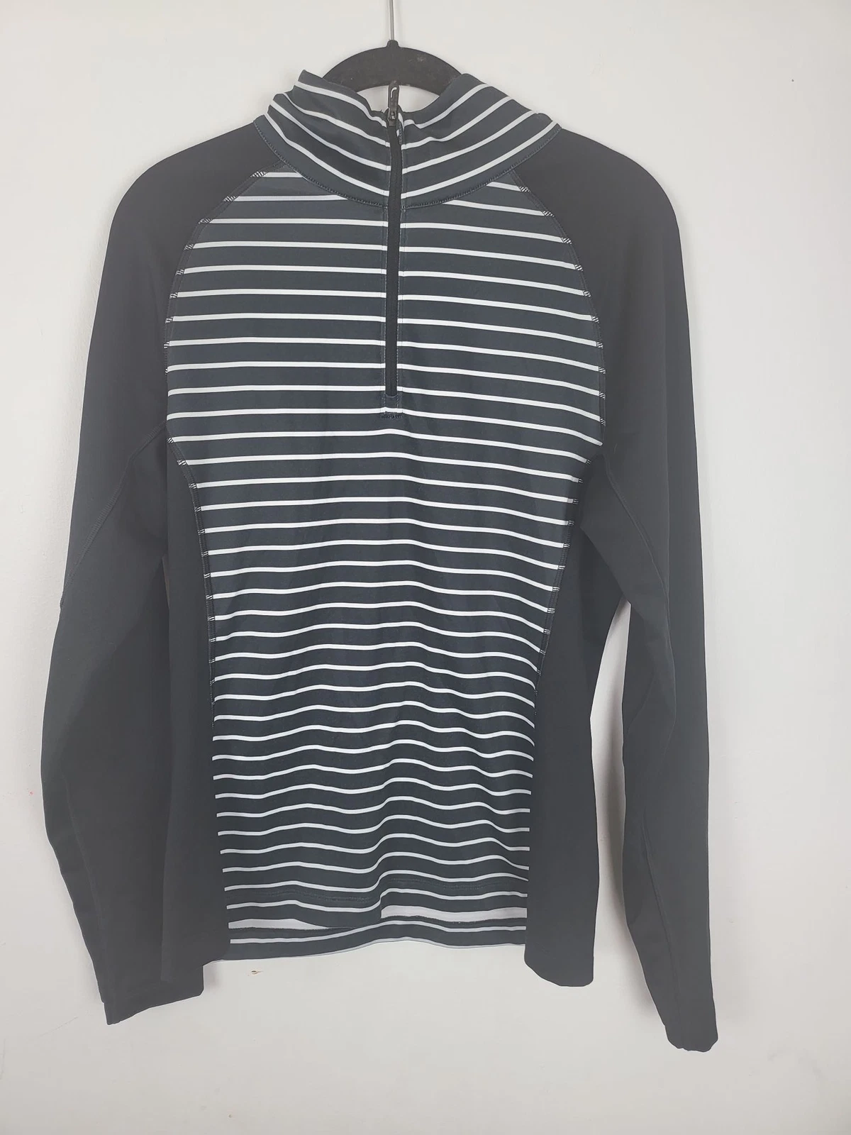 lole athletic long sleeve striped shirt