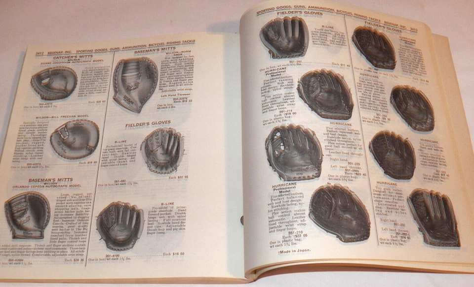 BIG VTG 1969 SPORTING GOODS DEALER CATALOG! GUNS/AMMO/BIKES/FISHING/BASEBALL! ++ - Image 3 of 4