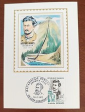 Aristide BERGES ingénieur, Lorp Sentaraille ,CARTE FDC  SOIE 1er jour 1972