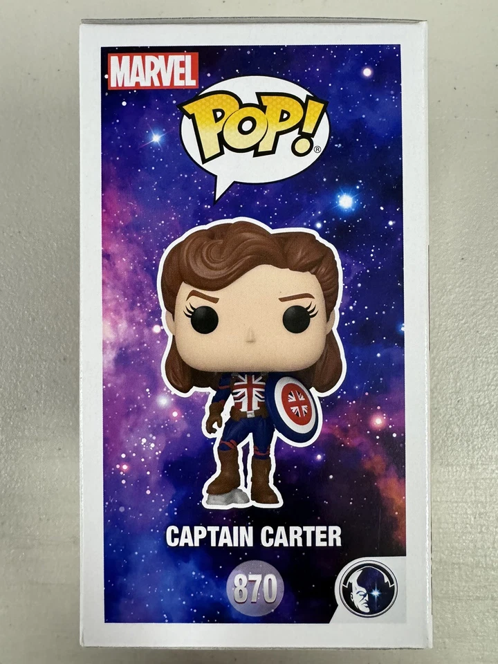 Captain Carter 870 ~ Marvel: ¿Y si…? ~ Vinilo Funko Pop Foto 4 de 4