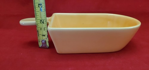 Plato de helado vintage de tazón naranja Knobler - Imagen 5 de 6