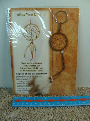 Key Ring Legend of the Dreamcatcher Follow Your Dreams Lakota Sioux Native Ameri