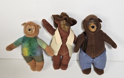 Disney The Country Bears Jamboree McDonalds Plush Lot of 3 Happy