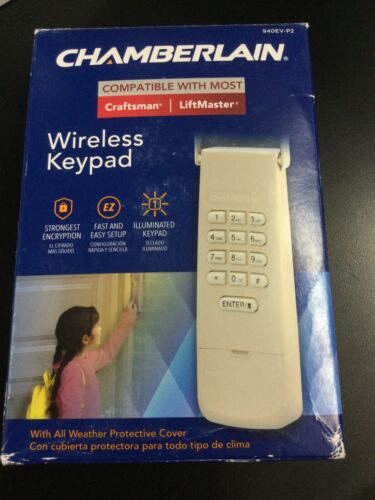 Chamberlain G940EV-P2 Garage Keyless Door Entry Keypad Open Box 3426OB